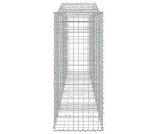 Arkveida Gabiona Grozi, 3 Gb., 400X50X120/140Cm, Cinkota Dzelzs Vidaxl