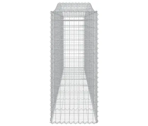 Arkveida Gabiona Grozi, 20Gb., 400X50X120/140Cm, Cinkota Dzelzs Vidaxl