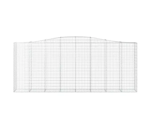 Kaarekujulised Gabioonkorvid 2 Tk, 400X50X160/180 cm Raud