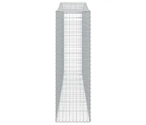 Išlenkti Gabiono Krepšiai, 4Vnt., 400X50X160/180cm Geležis