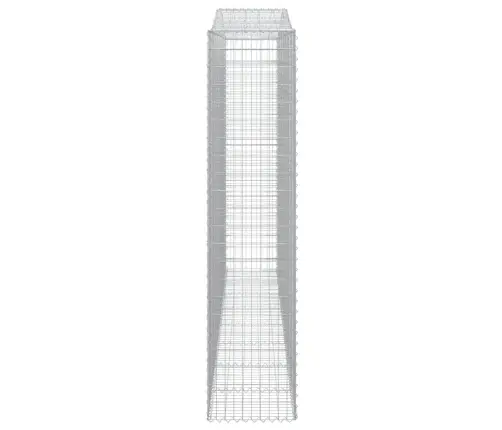 Arkveida Gabiona Grozi, 5 Gb., 400X50X220/240Cm, Cinkota Dzelzs Vidaxl