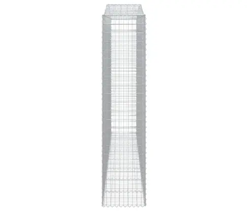 Arkveida Gabiona Grozi, 10Gb., 400X50X220/240Cm, Cinkota Dzelzs Vidaxl