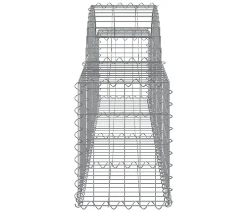 Kaarekujulised Gabioonkorvid 12 Tk, 200X30X40/60 cm Raud