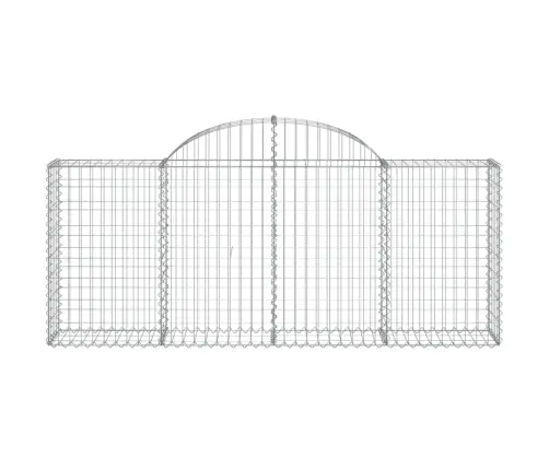 Kaarekujulised Gabioonkorvid 9 Tk, 200X30X80/100 cm Raud