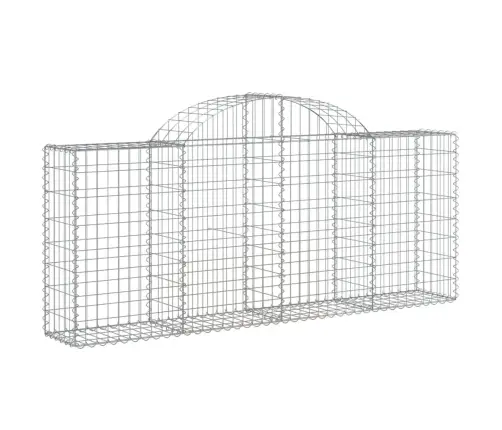Kaarekujulised Gabioonkorvid 14 Tk, 200X30X80/100 cm Raud