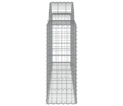 Kaarekujulised Gabioonkorvid 14 Tk, 200X30X80/100 cm Raud