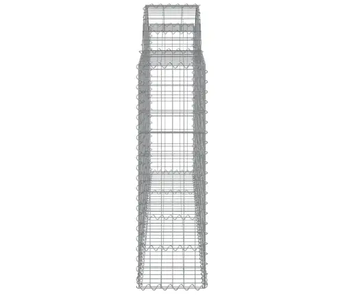Kaarekujulised Gabioonkorvid 3 Tk, 200X30X100/120 cm Raud