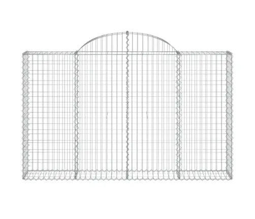 Kaarekujulised Gabioonkorvid 5 Tk, 200X30X120/140 cm Raud