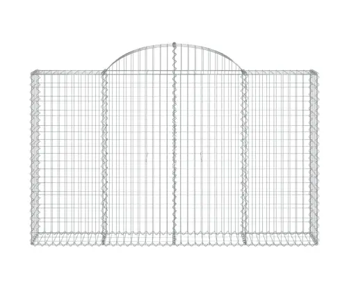 Kaarekujulised Gabioonkorvid 9 Tk, 200X30X120/140 cm Raud