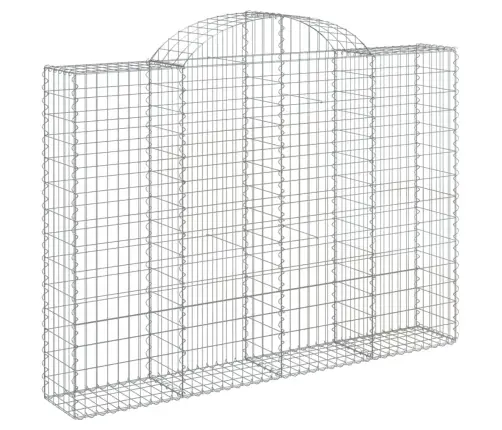 Kaarekujulised Gabioonkorvid 4 Tk, 200X30X140/160 cm Raud
