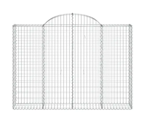 Kaarekujulised Gabioonkorvid 8 Tk, 200X30X140/160 cm Raud