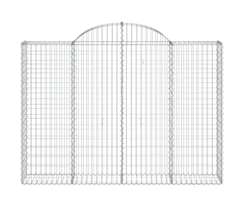 Kaarekujulised Gabioonkorvid 18 Tk, 200X30X140/160 cm Raud