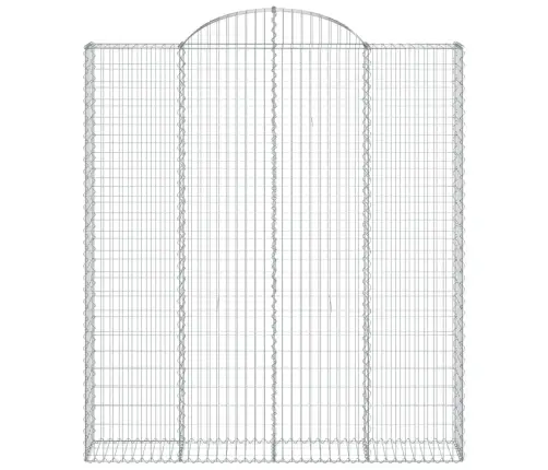 Arkveida Gabiona Grozi, 8 Gb., 200X30X220/240Cm, Cinkota Dzelzs Vidaxl