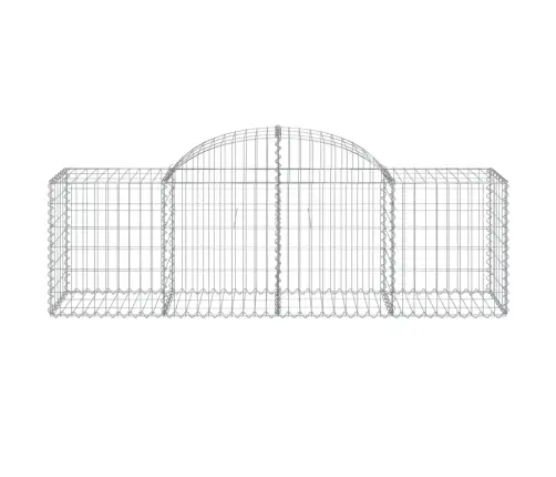 Išlenkti Gabiono Krepšiai, 5Vnt., 200X50X60/80cm Geležis