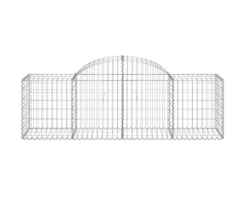 Kaarekujulised Gabioonkorvid 8 Tk, 200X50X60/80 cm Raud