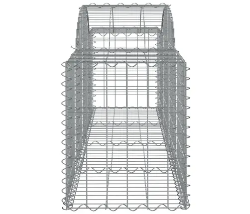 Išlenkti Gabiono Krepšiai, 10Vnt., 200X50X60/80cm Geležis