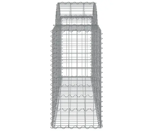 Kaarekujulised Gabioonkorvid 11, 200X50X80/100Cm Tsingitud Raud