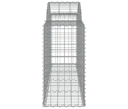 Išlenkti Gabiono Krepšiai, 14Vnt., 200X50X80/100cm Geležis