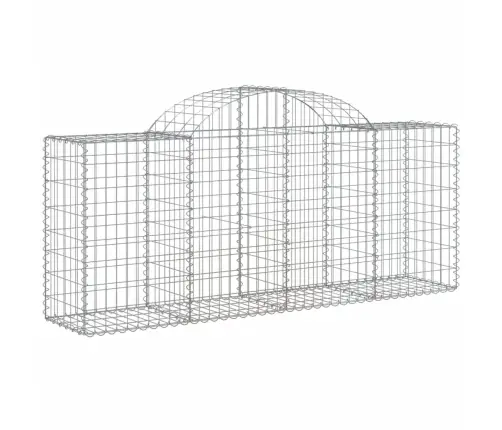 Išlenkti Gabiono Krepšiai, 50Vnt., 200X50X80/100cm Geležis