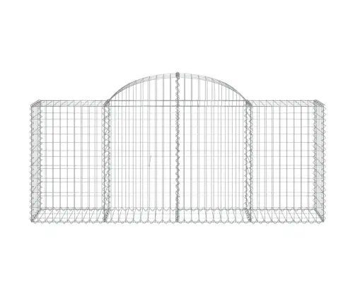 Išlenkti Gabiono Krepšiai, 50Vnt., 200X50X80/100cm Geležis