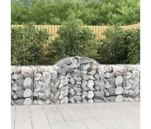 Išlenkti Gabiono Krepšiai, 50Vnt., 200X50X80/100cm Geležis