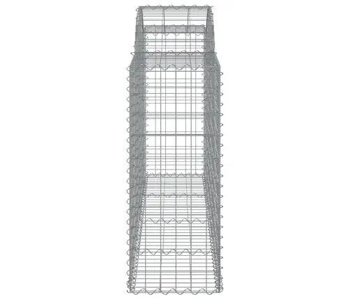 Arkveida Gabiona Grozi, 3 Gb., 200X50X100/120Cm, Cinkota Dzelzs Vidaxl