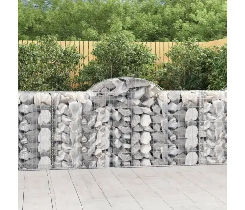 Kaarekujulised Gabioonkorvid 13 Tk, 200X50X100/120 cm Raud