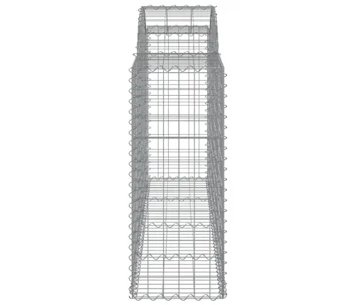 Arkveida Gabiona Grozi, 15Gb., 200X50X100/120Cm, Cinkota Dzelzs Vidaxl