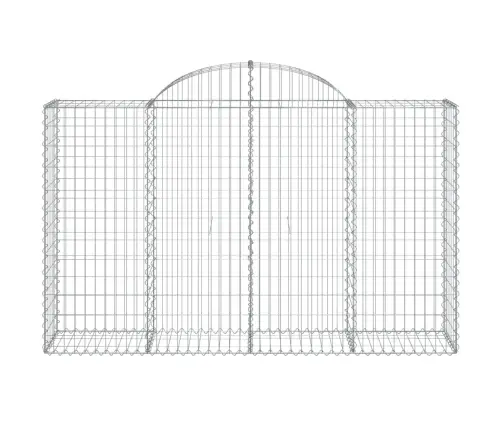 Išlenkti Gabiono Krepšiai, 30Vnt., 200X50X120/140cm Geležis