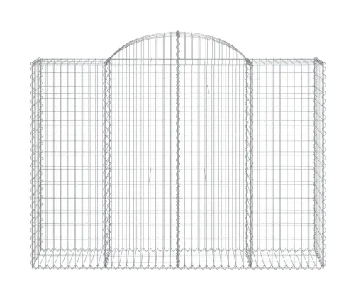 Kaarekujulised Gabioonkorvid 11 Tk, 200X50X140/160 cm Raud