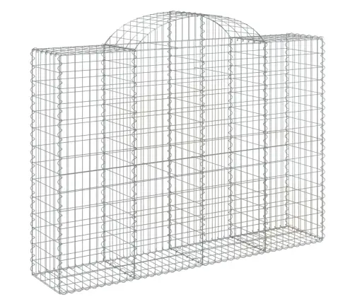 Arkveida Gabiona Grozi, 25Gb., 200X50X140/160Cm, Cinkota Dzelzs Vidaxl