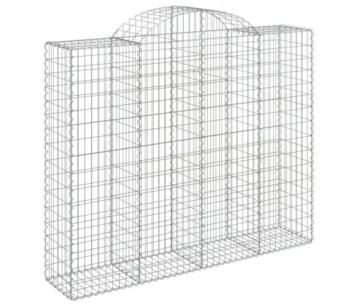 Išlenkti Gabiono Krepšiai, 10Vnt., 200X50X160/180cm Geležis