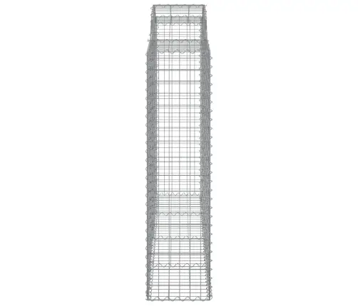 Arkveida Gabiona Grozi, 18Gb., 200X50X160/180Cm, Cinkota Dzelzs Vidaxl