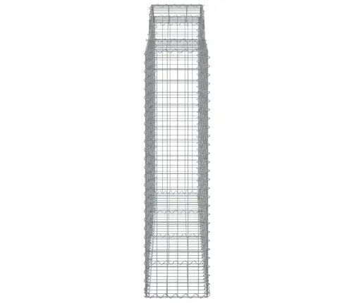 Arkveida Gabiona Grozi, 20Gb., 200X50X160/180Cm, Cinkota Dzelzs Vidaxl