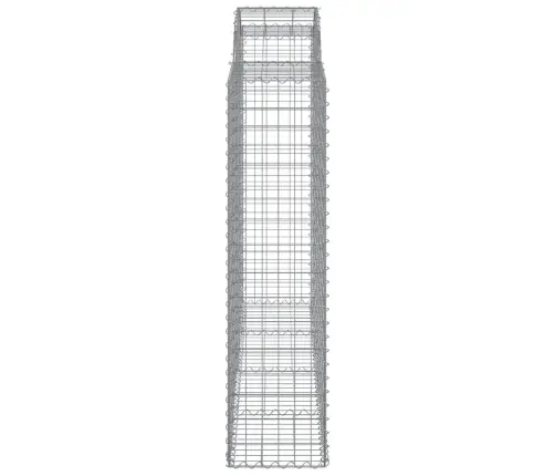 Arkveida Gabiona Grozi, 30Gb., 200X50X160/180Cm, Cinkota Dzelzs Vidaxl