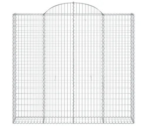 Išlenkti Gabiono Krepšiai, 2Vnt., 200X50X180/200cm Geležis