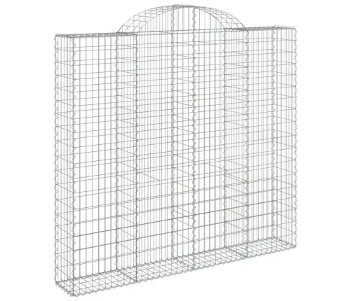 Arkveida Gabiona Grozi, 6 Gb., 200X50X180/200Cm, Cinkota Dzelzs Vidaxl