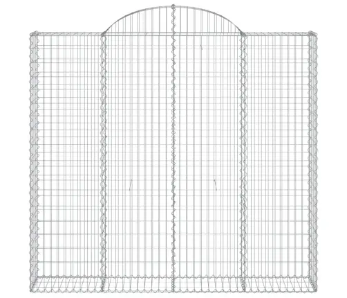 Arkveida Gabiona Grozi, 7 Gb., 200X50X180/200Cm, Cinkota Dzelzs Vidaxl