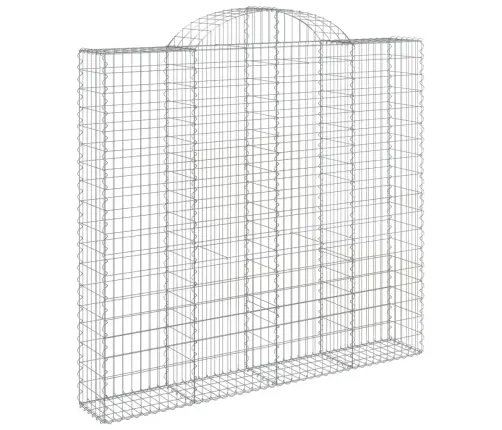 Arkveida Gabiona Grozi, 8 Gb., 200X50X180/200Cm, Cinkota Dzelzs Vidaxl