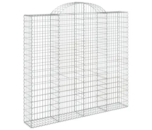 Arkveida Gabiona Grozi, 11Gb., 200X50X180/200Cm, Cinkota Dzelzs Vidaxl