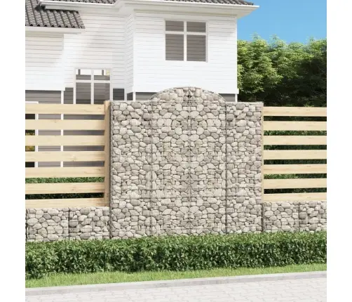 Kaarekujulised Gabioonkorvid 2 Tk, 200X50X200/220 cm Raud