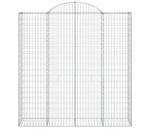 Arkveida Gabiona Grozi, 8 Gb., 200X50X200/220Cm, Cinkota Dzelzs Vidaxl