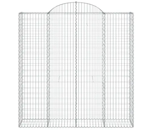 Arkveida Gabiona Grozi, 9 Gb., 200X50X200/220Cm, Cinkota Dzelzs Vidaxl