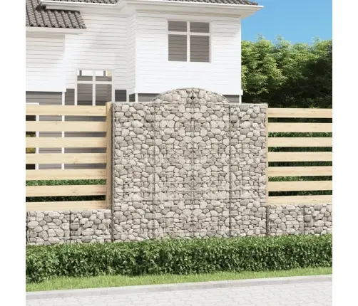 Kaarekujulised Gabioonkorvid 10 Tk, 200X50X200/220 cm Raud