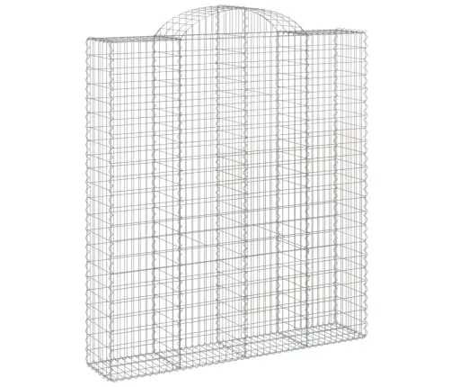 Kaarekujulised Gabioonkorvid 3 Tk, 200X50X220/240 cm Raud