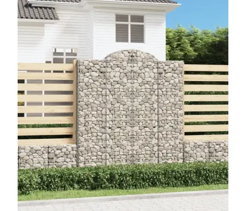 Kaarekujulised Gabioonkorvid 3 Tk, 200X50X220/240 cm Raud