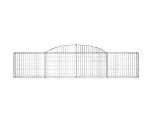 Kaarekujulised Gabioonkorvid 7 Tk, 300 X 30 X 60/80 cm Raud