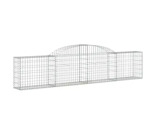 Išlenkti Gabiono Krepšiai, 8Vnt., 300X30X60/80cm Geležis