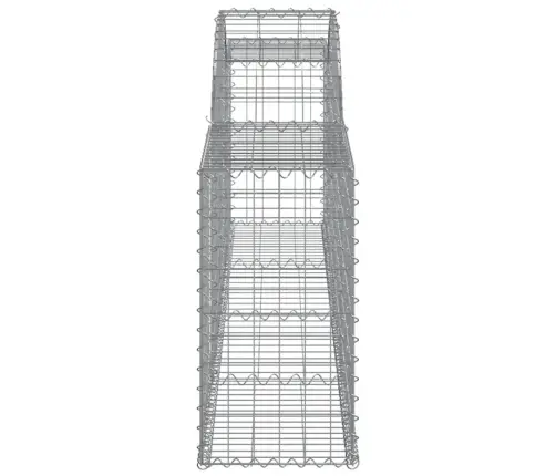 Arkveida Gabiona Grozi, 20 Gb., 300X30X60/80 Cm, Cinkota Dzelzs Vidaxl