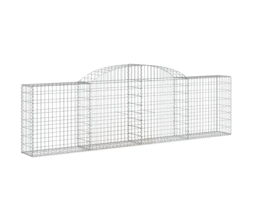 Kaarekujulised Gabioonkorvid 9 Tk, 300X30X80/100 cm Raud